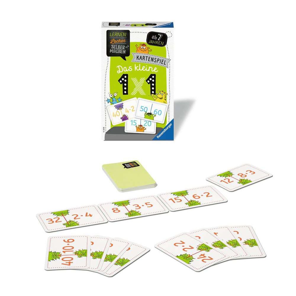 Ravensburger Apprendre à rire à faire soi-même : Jeu de cartes Le Petit 1 x 1