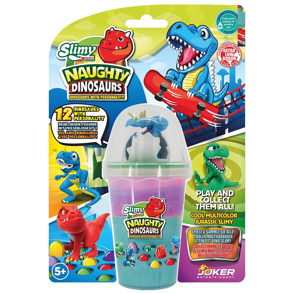 Joker Slimy - Blister de dinosaures à collectionner 155g