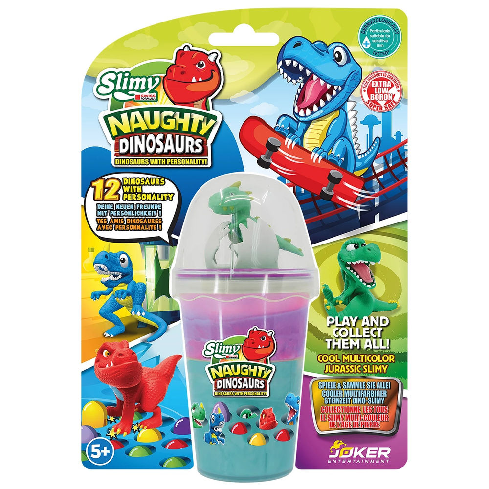 Joker Slimy - Blister de dinosaures à collectionner 155g