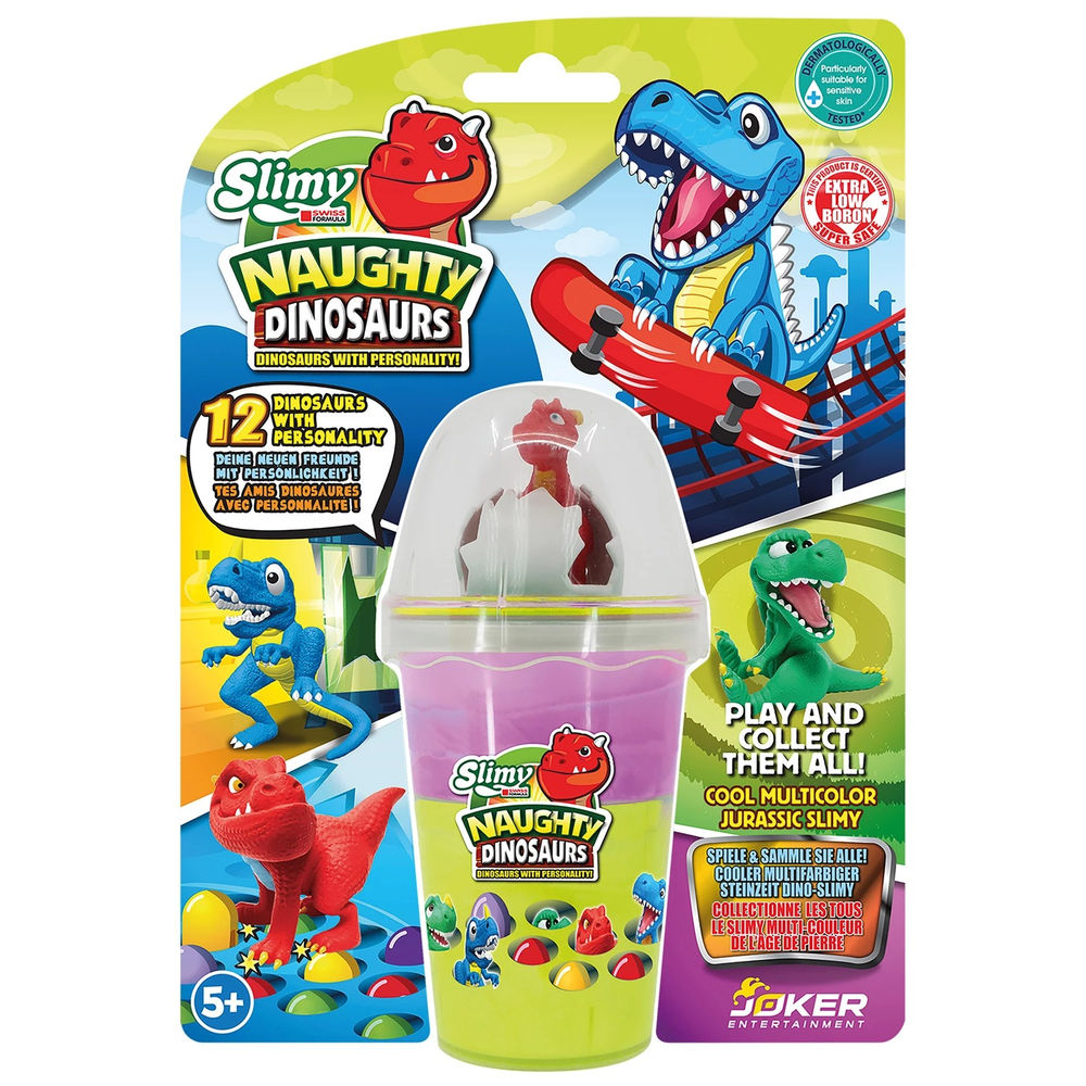 Joker Slimy - Blister de dinosaures à collectionner 155g