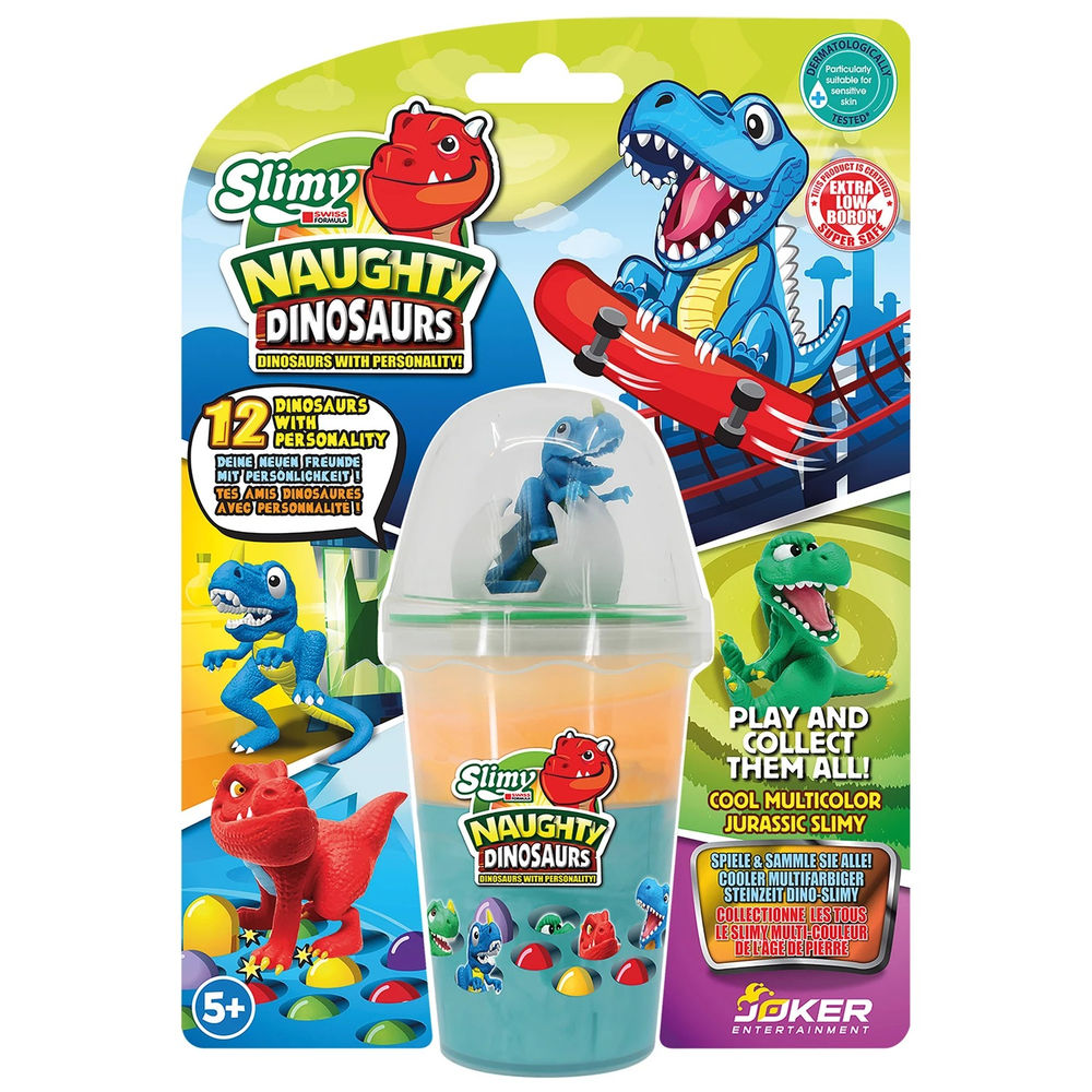 Joker Slimy - Blister de dinosaures à collectionner 155g