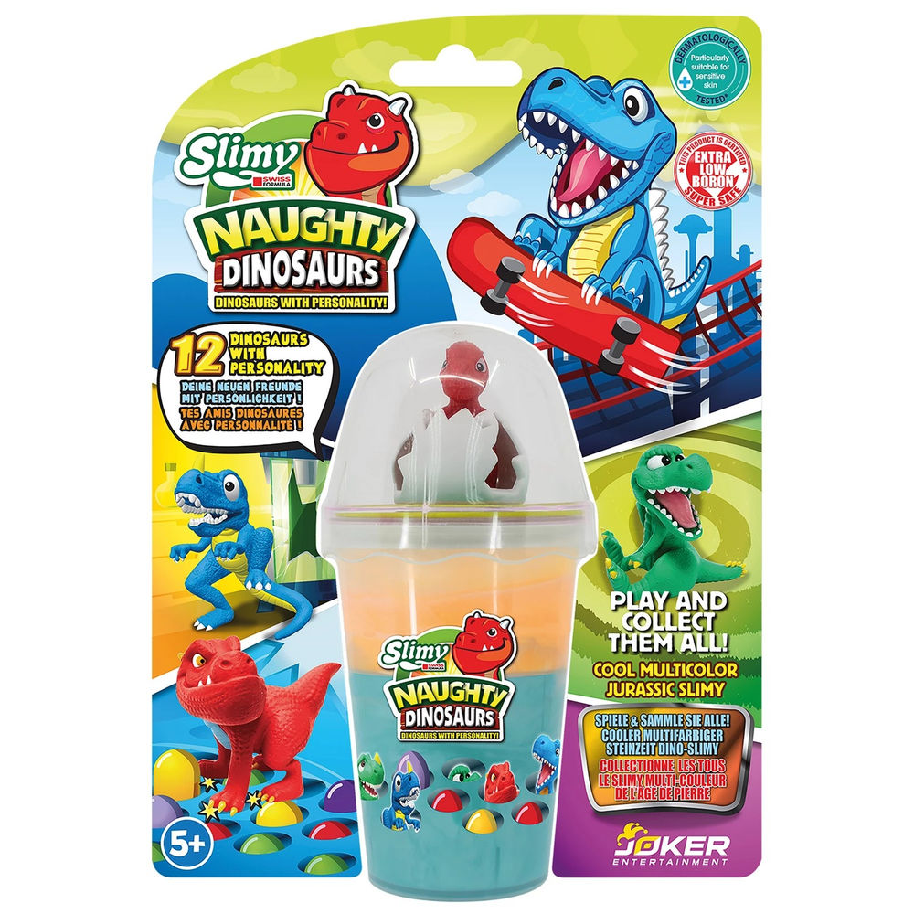 Joker Slimy - Blister de dinosaures à collectionner 155g