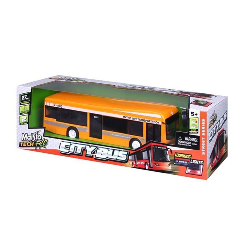 Bus urbain télécommandé Maisto, 33 cm