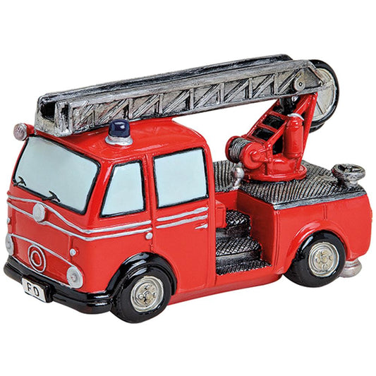 Tirelire camion de pompiers