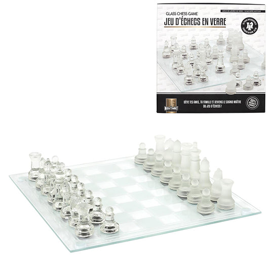 Sombo glass chess, 25 x 25 cm