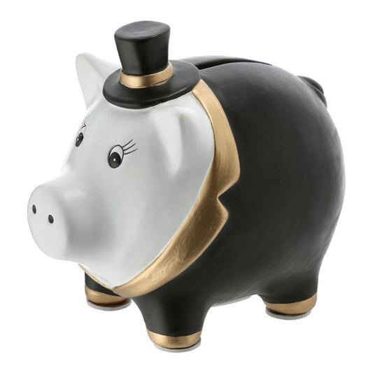 Piggy bank groom