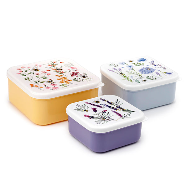 Bee lunch boxes set of 3