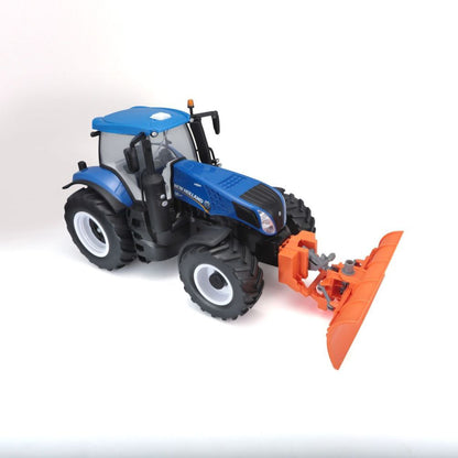 MaistoRC New Holland tractor with snow plow