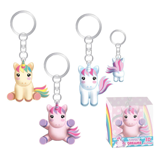 Sombo unicorn keychain, assorted