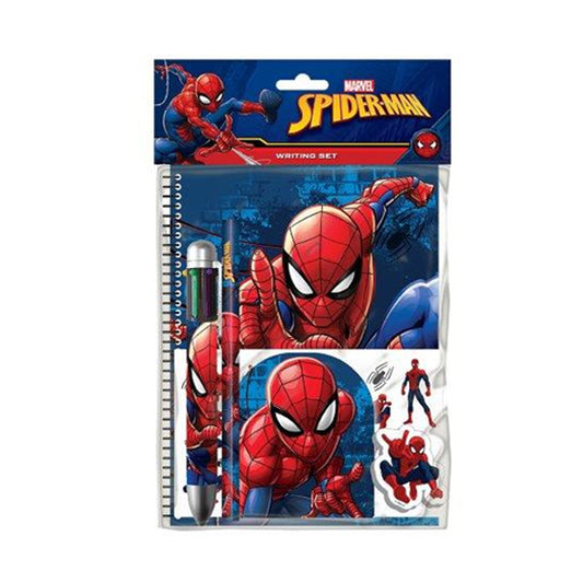 Spiderman writing set
