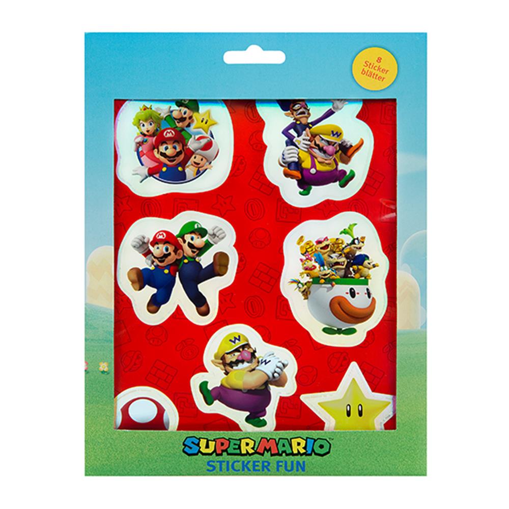 Undercover Super Mario Sticker Fun