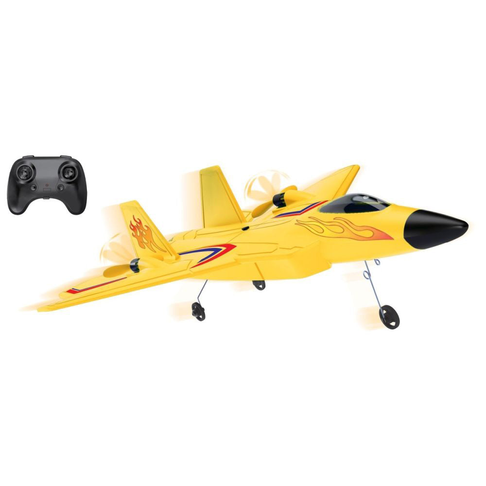 Totally Tech Sky Raider Airplane 2.4 Ghz yellow