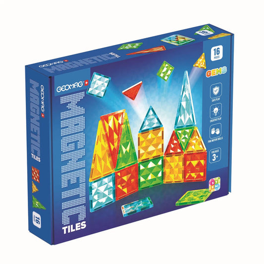 Magnetic Tiles Gems 16 Teile