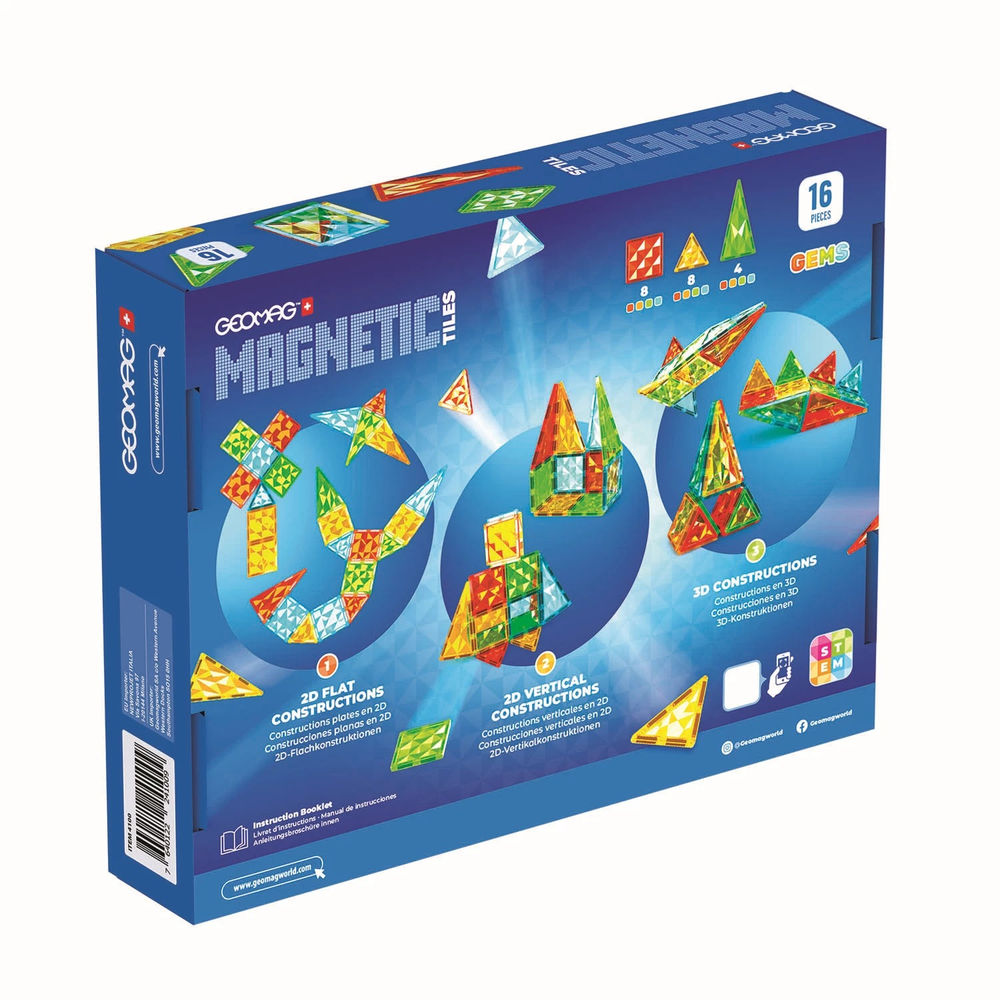 Magnetic Tiles Gems 16 Teile