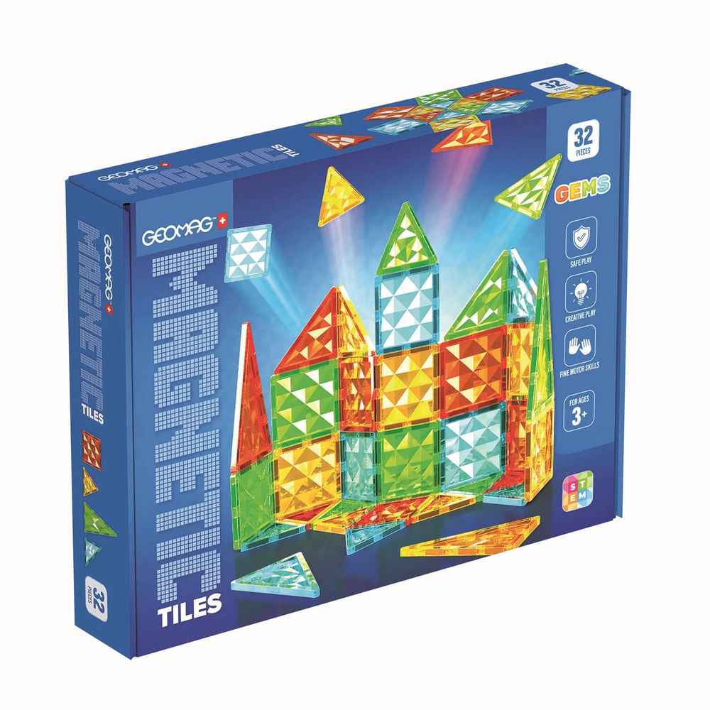 Magnetic Tiles Gems 32 Teile