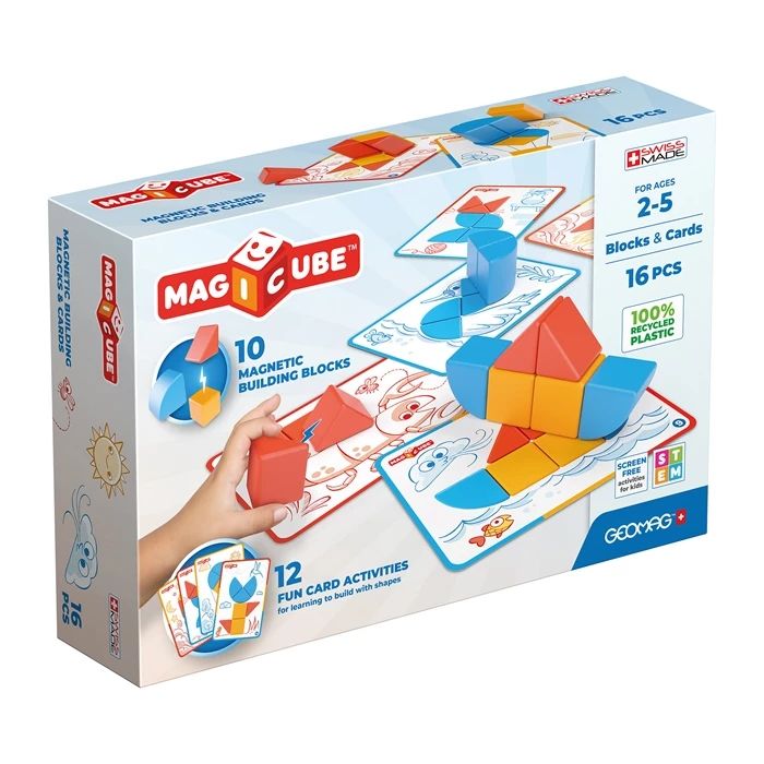 Geomag Magicube Blocks &amp; Cards 16 pieces