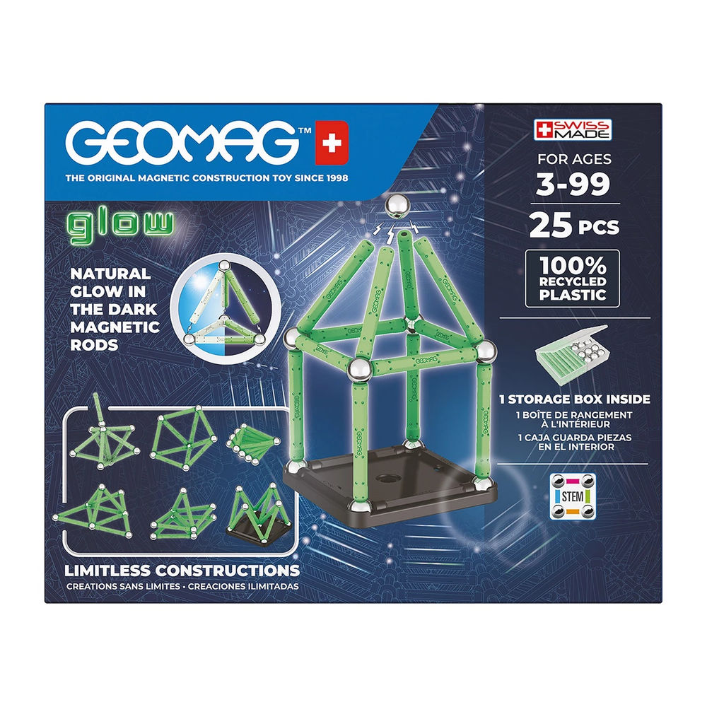 Geomag GLOW GREEN line 25 Teile