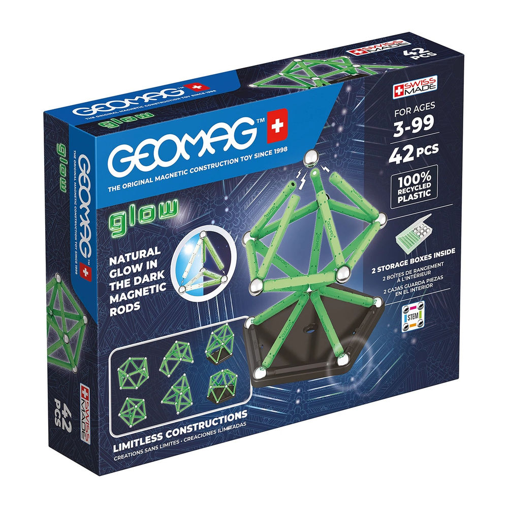 Geomag GLOW GREEN line 42 Teile