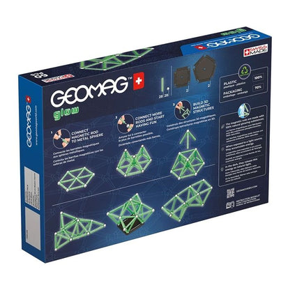 Geomag GLOW GREEN line 60 pieces