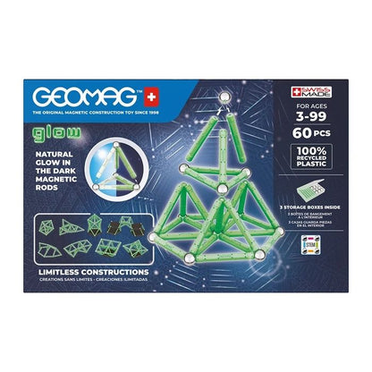 Geomag GLOW GREEN line 60 pieces
