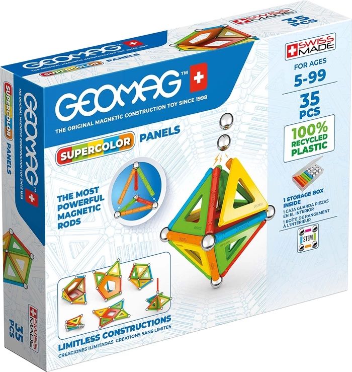 Geomag Panels GREEN line SUPERCOLOR 35 Teile