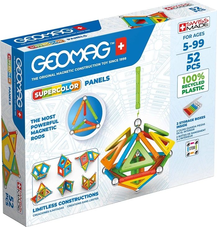 Geomag Panels GREEN line SUPERCOLOR 52 Teile