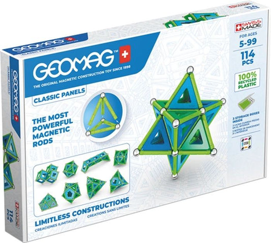 Geomag Panels GREEN line 114 parts