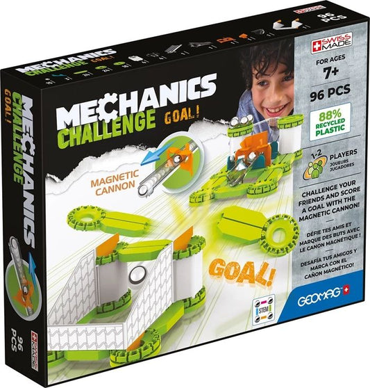 Geomag Mechanics Challenge Goal! 96 pieces