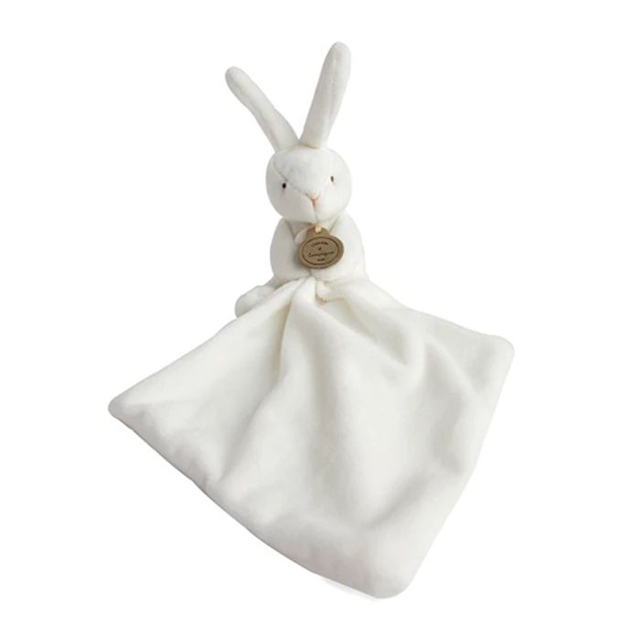 Doudou lapin avec doudou, naturel 10cm