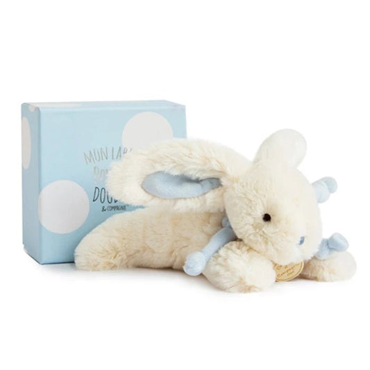 Doudou candy rabbit, blue 20cm