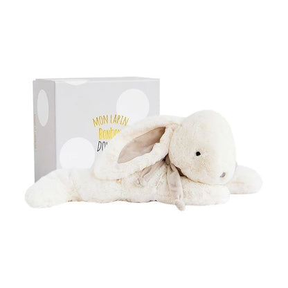 Doudou lapin bonbon, taupe 75cm