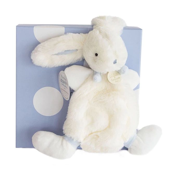 Doudou Bonbon Hase Schmusetuch,blau 26cm