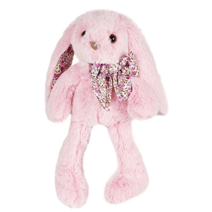 Doudou Copains Calins lapin, rose 25cm