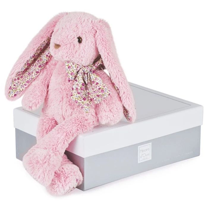 Doudou Copains Calins lapin, rose 40cm