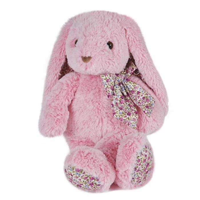 Doudou Copains Calins lapin, rose 40cm