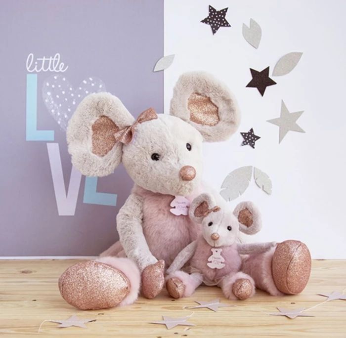 Doudou Twist Souris Etoile 25cm