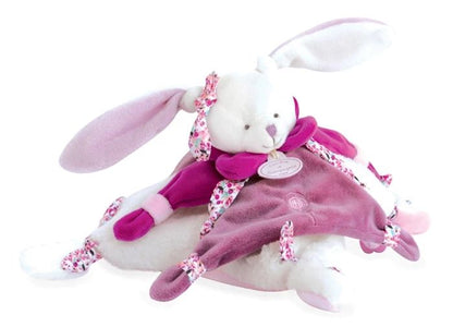 Doudou lapin cerise doudou 27cm