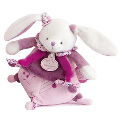 Doudou musical box cherry rabbit 17cm