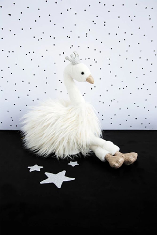 Doudou swan, white 45cm