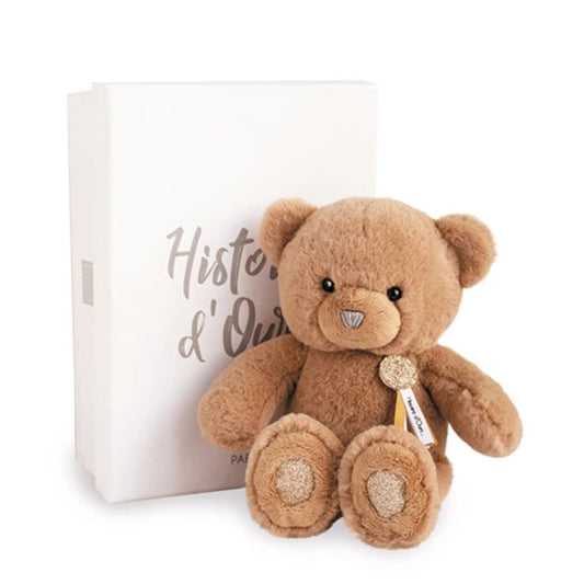 Doudou lucky charm bear, light brown 24cm