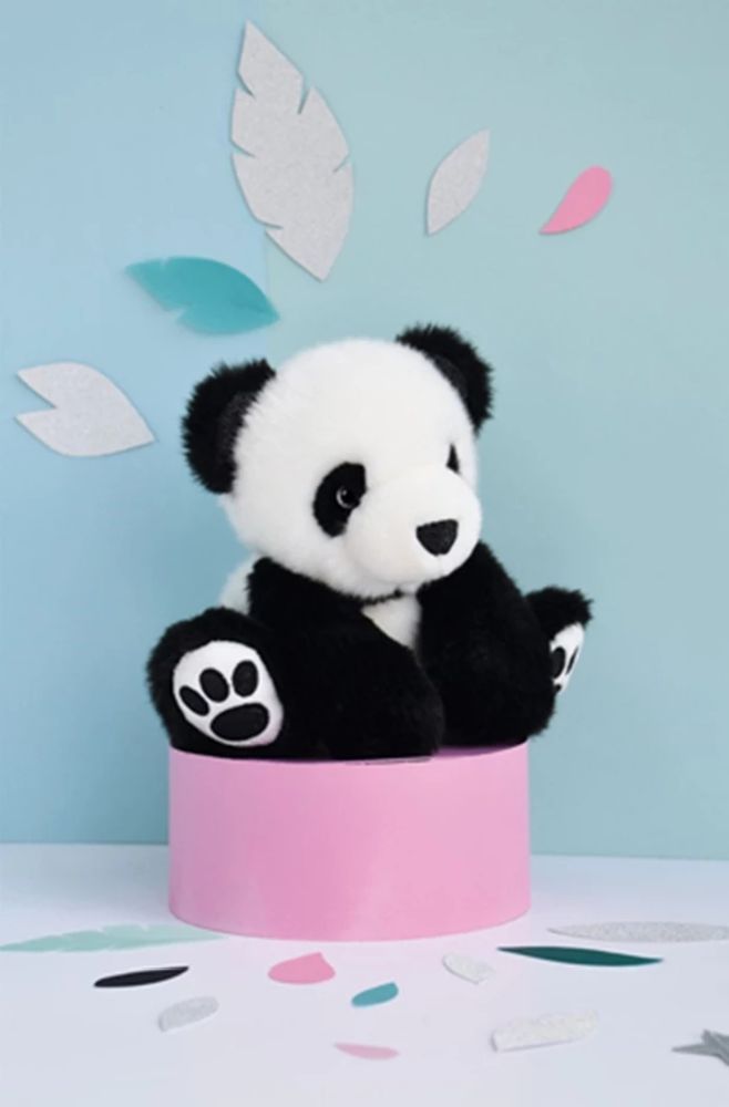 Doudou So Chic Panda, noir 17cm