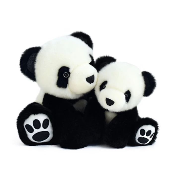 Doudou So Chic Panda, noir 25cm