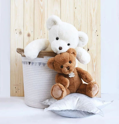 Doudou ours Titours, blanc 50cm