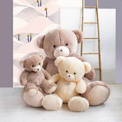 Doudou ours Bellydou, champagne 30cm