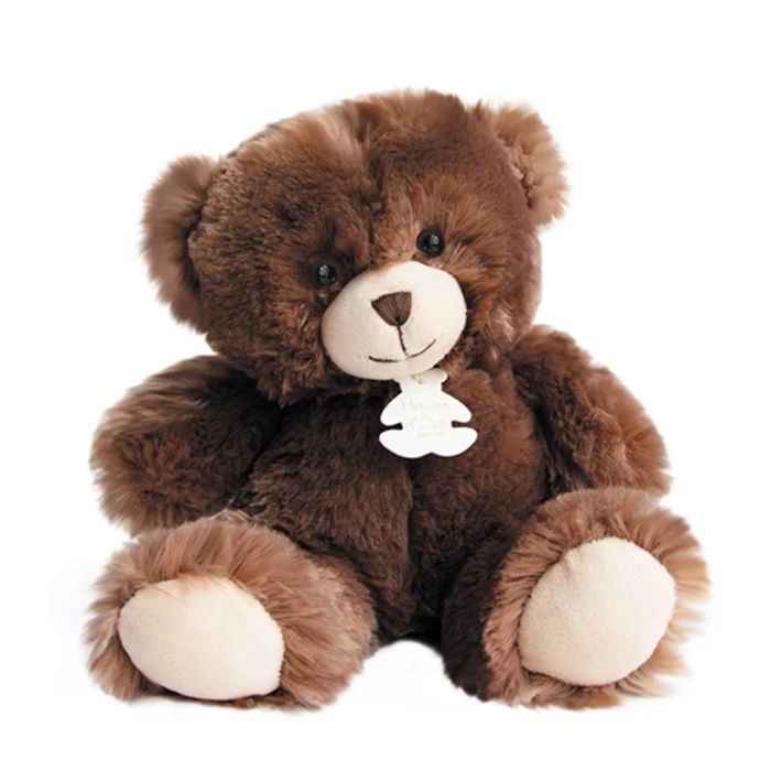 Doudou ours Bellydou, marron 30cm