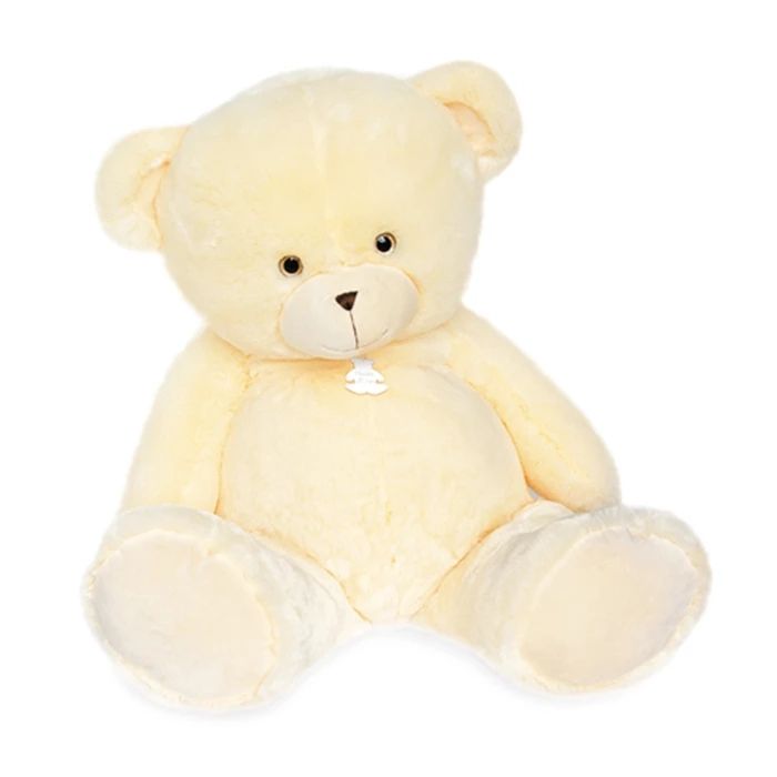 Doudou ours Bellydou, crème 90cm