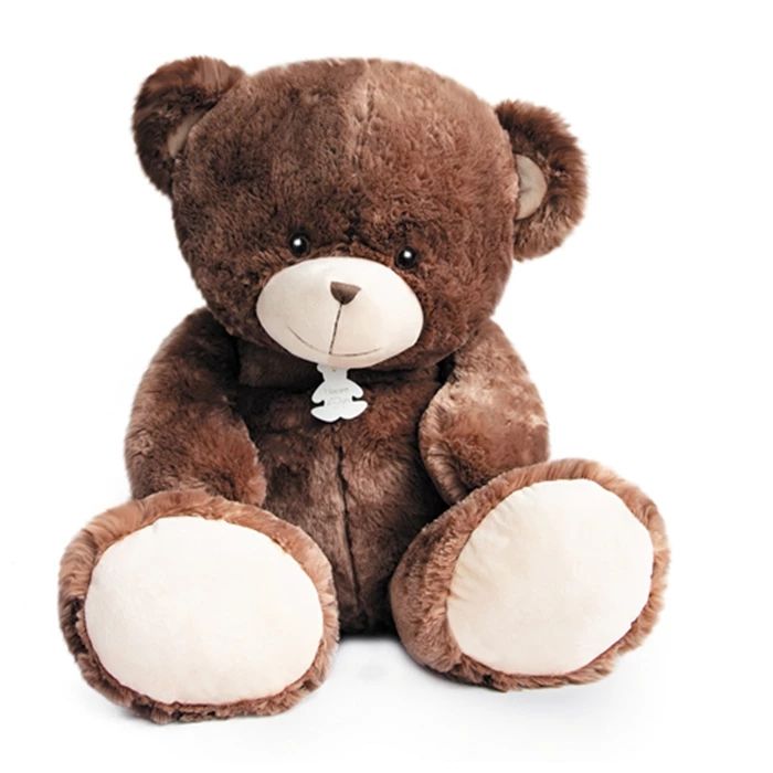 Doudou ours Bellydou, marron 90cm