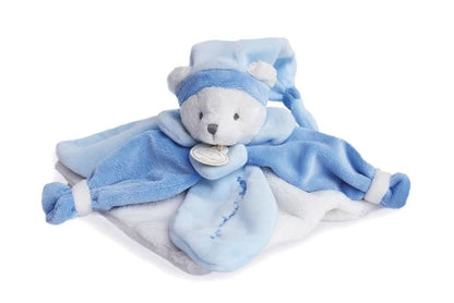 Doudou cuddle cloth bear, blue 24cm