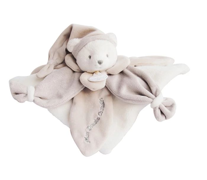 Doudou doudou ours, marron-gris 24cm