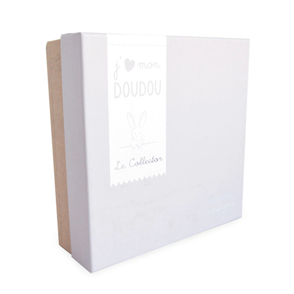 Doudou Schmusetuch Bär,braungrau 24cm